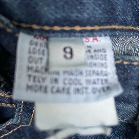 Calvin Klein Jeans Vintage Denim Stone Washed Juniors Size 9 USA Made Dead Stock - Picture 9 of 10